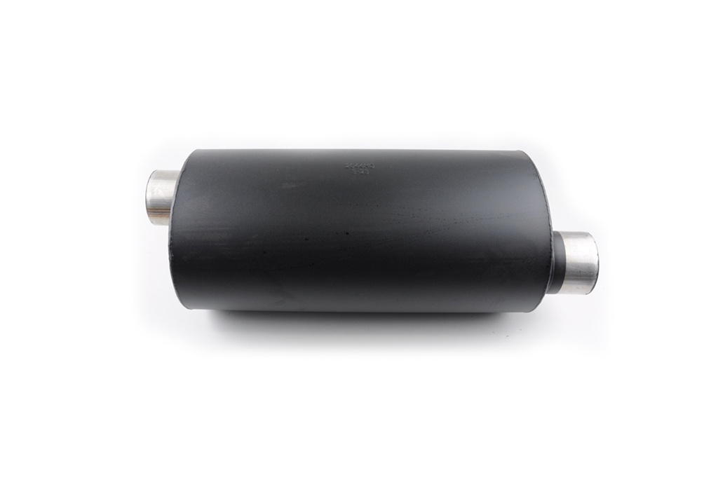 [2644HD] Heavy Duty Muffler - All Welded-Stainless Steel 2010-17 Silverado 2500HD, 3500HD, GMC Sierra 2500HD, Sierra 3500HD
